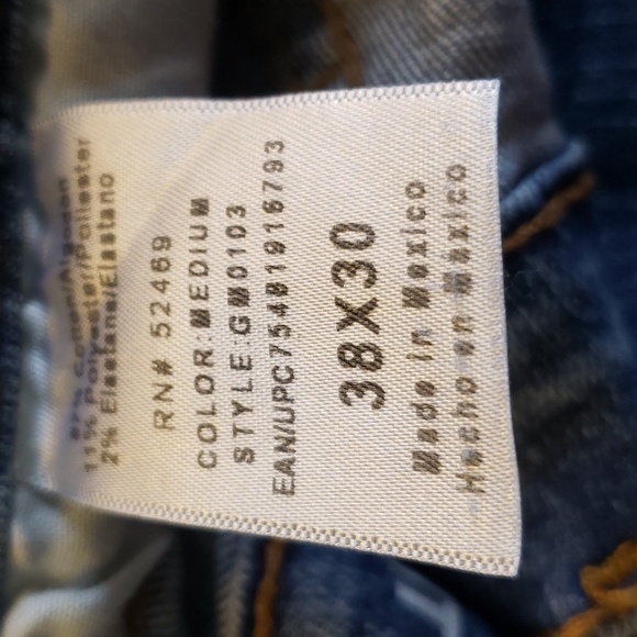 Men's Bootcut Jeans by George 38x30 - Picture 3 of 4